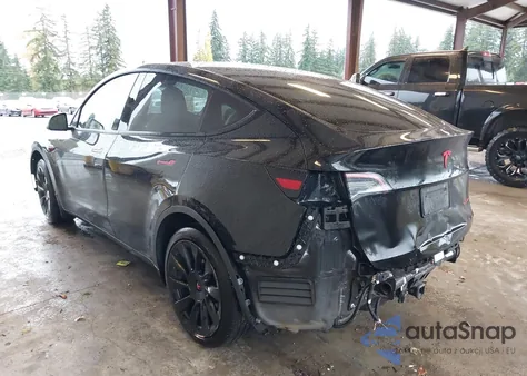 2022 Tesla Model Y Long Range Dual Motor All-Wheel Drive из США, поврежденный, VIN 7SAYGDEE3NF315249